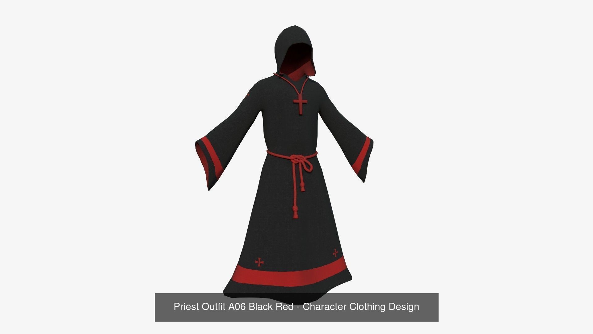 10 Priest Outfit A Collection - Character Clothing Design _6