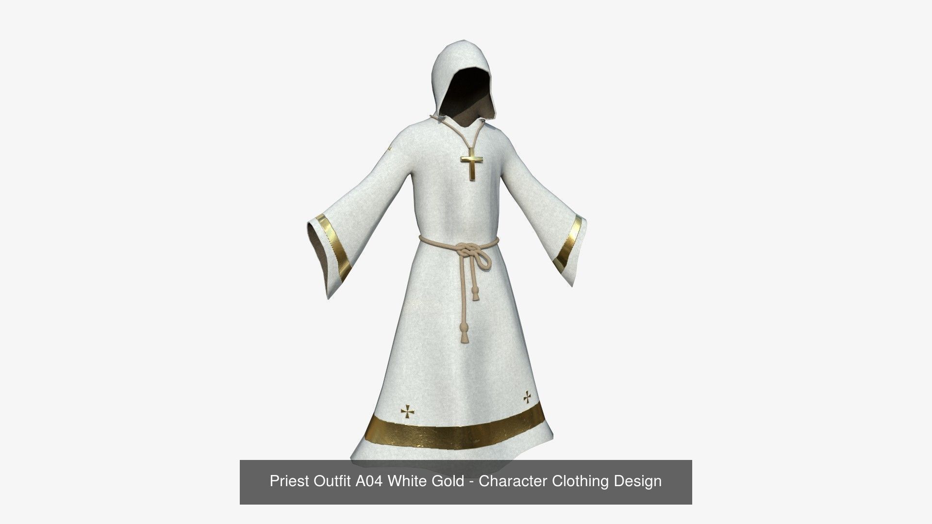 10 Priest Outfit A Collection - Character Clothing Design _4