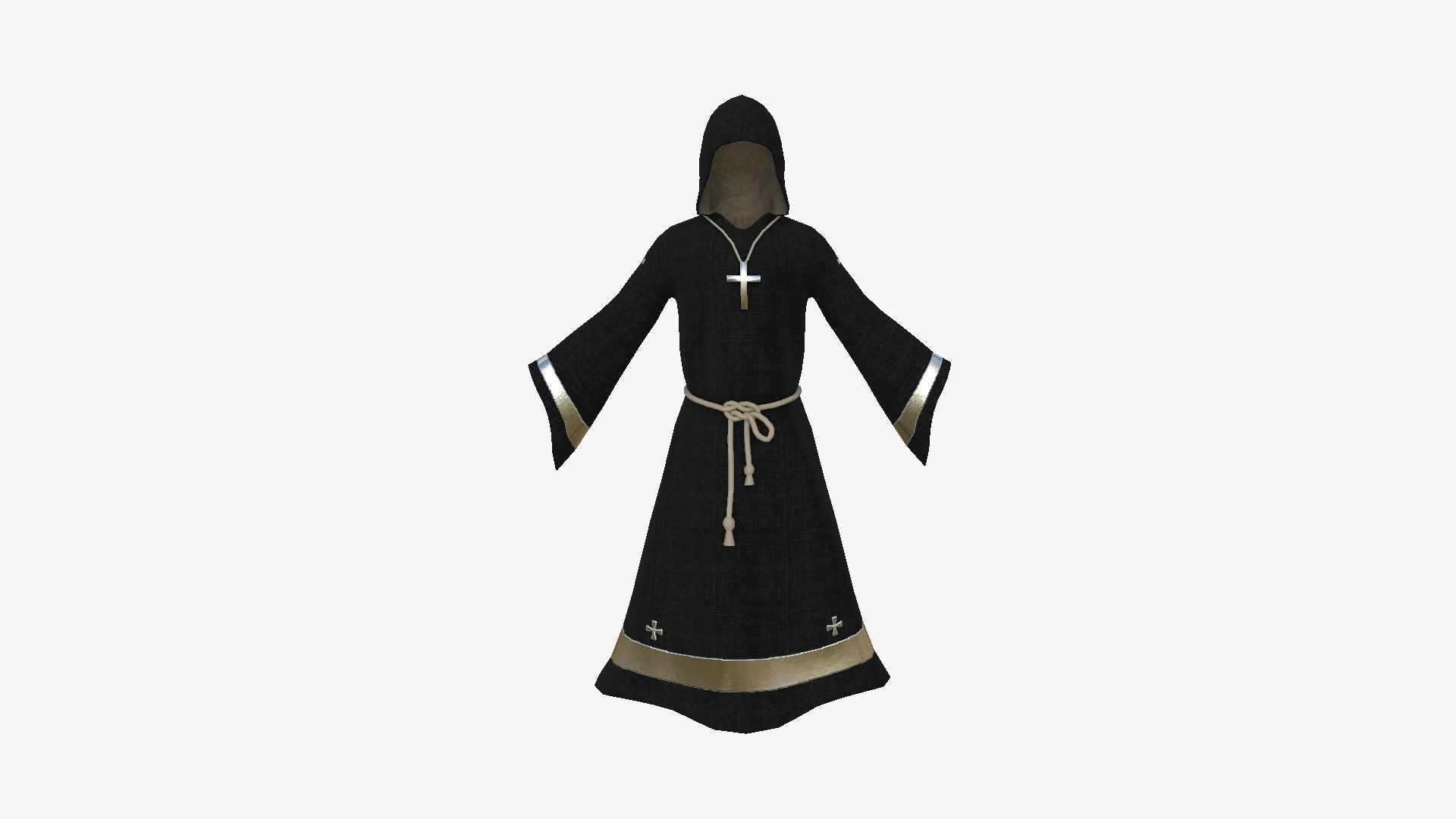 10 Priest Outfit A Collection - Character Clothing Design _41