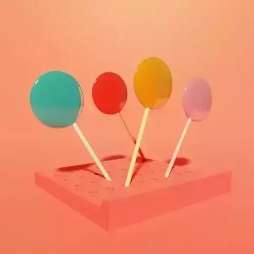Lollipops Free 3D model
