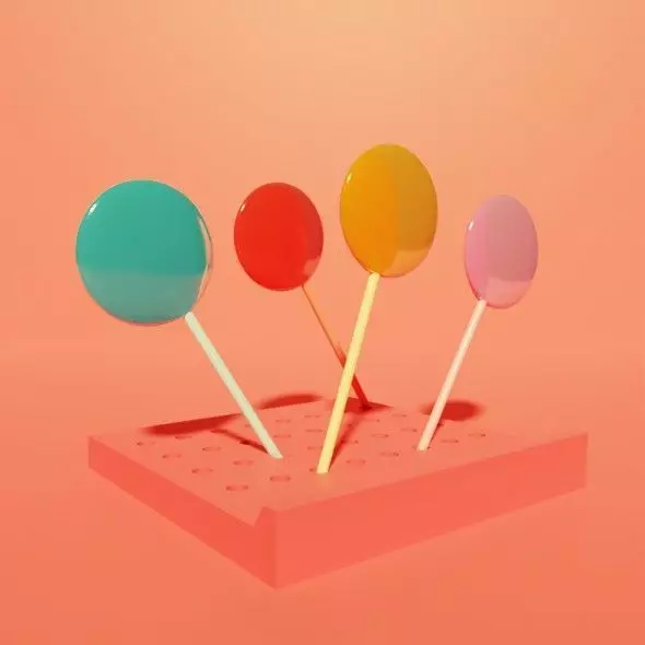 Lollipops Free 3D model_0
