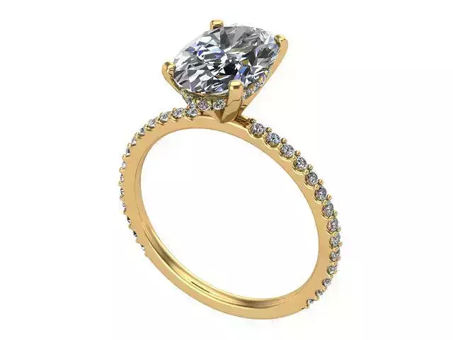 Oval Cut Diamond Engagement Ring