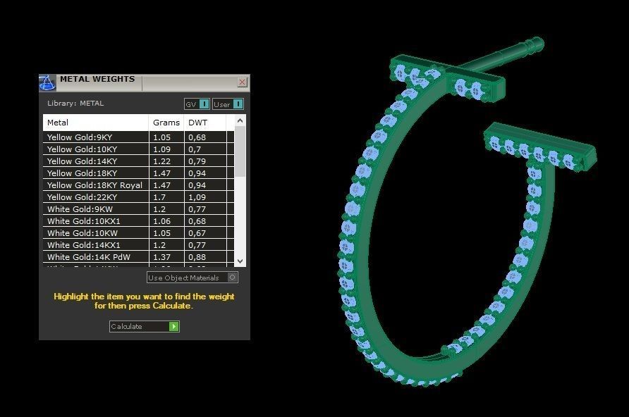 T Hoop Earrings with Diamonds Collection _26