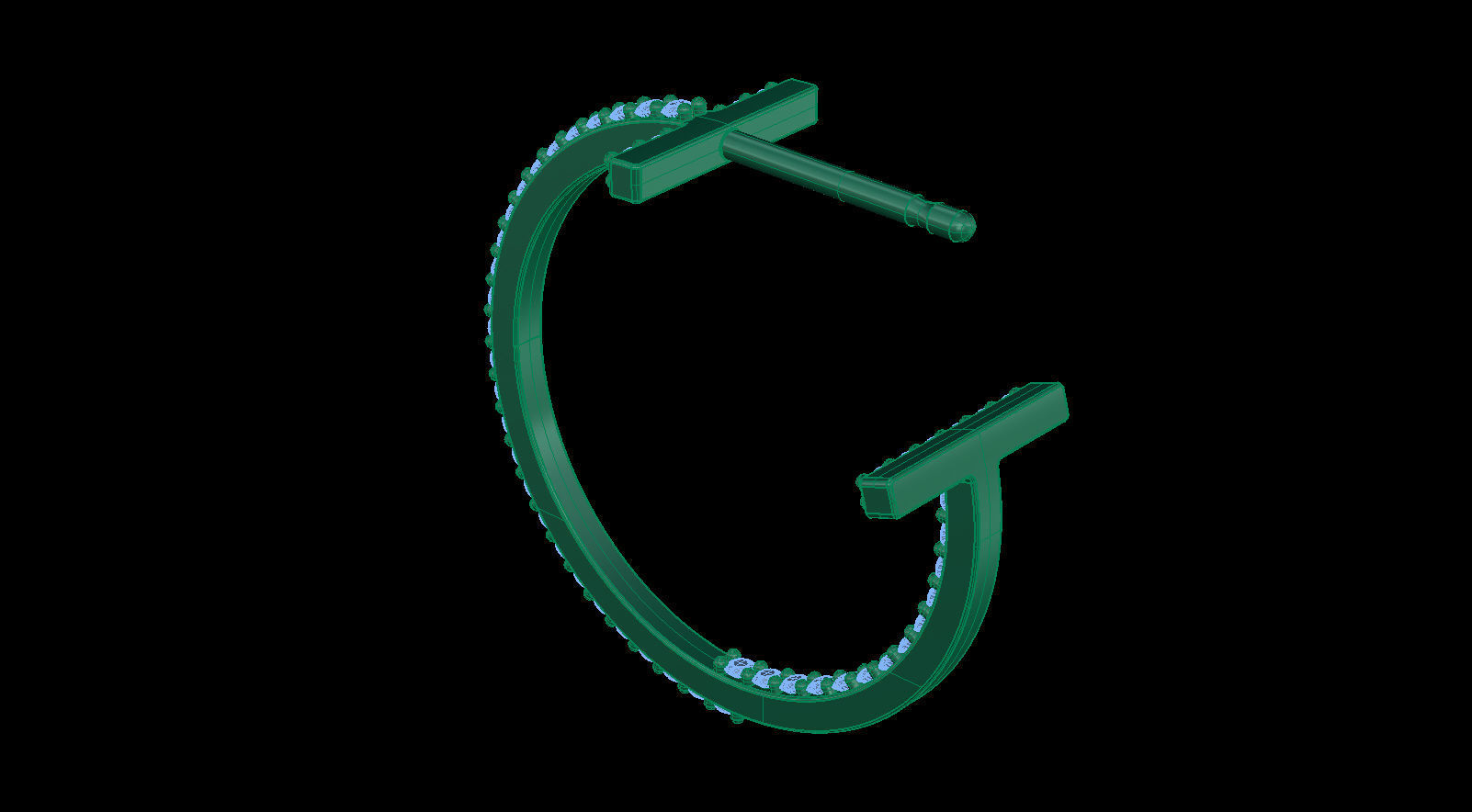 T Hoop Earrings with Diamonds Collection _27