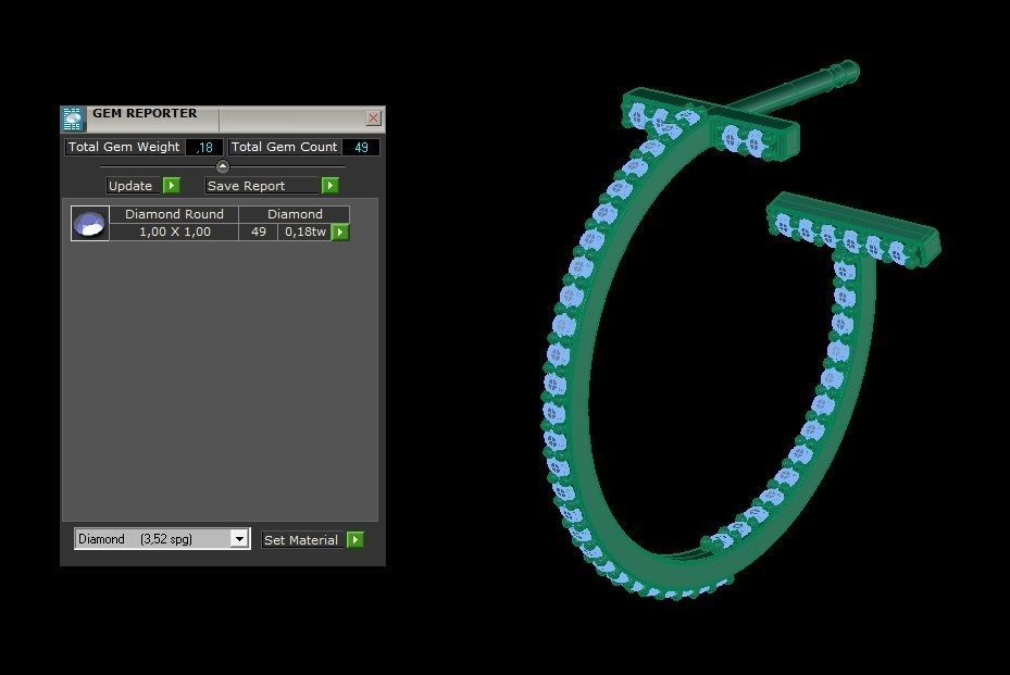 T Hoop Earrings with Diamonds Collection _21