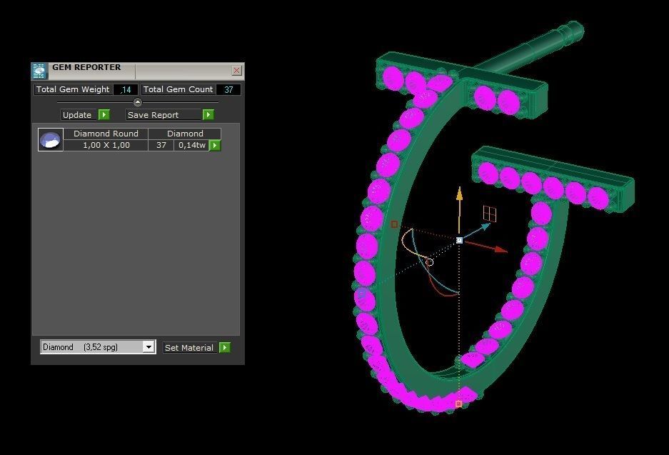 T Hoop Earrings with Diamonds Collection _33