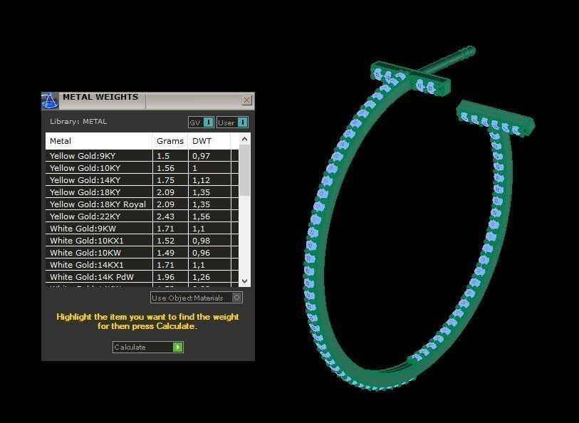 T Hoop Earrings with Diamonds Collection _8