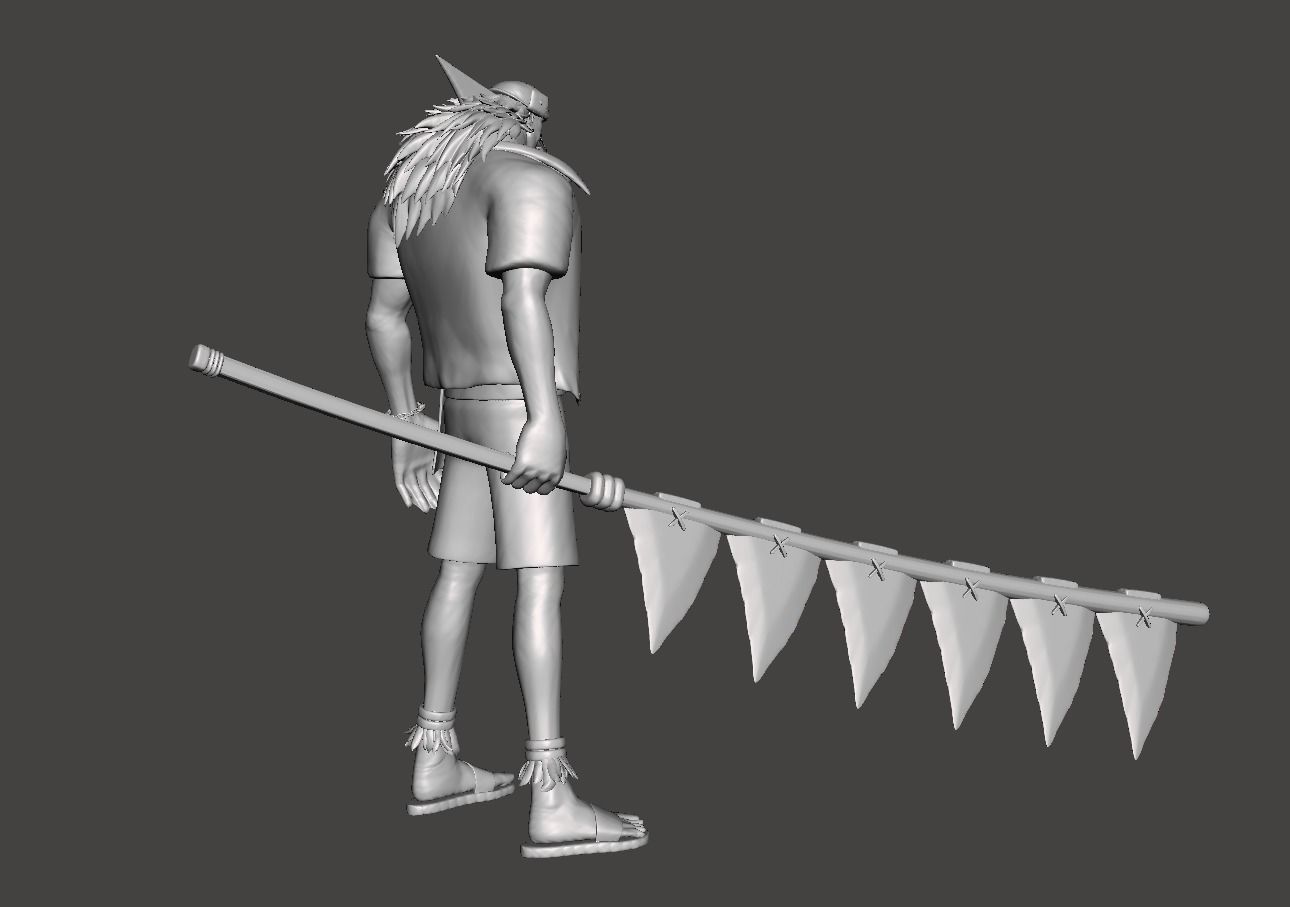 Arlong One piece 3D Model 3D print model_2