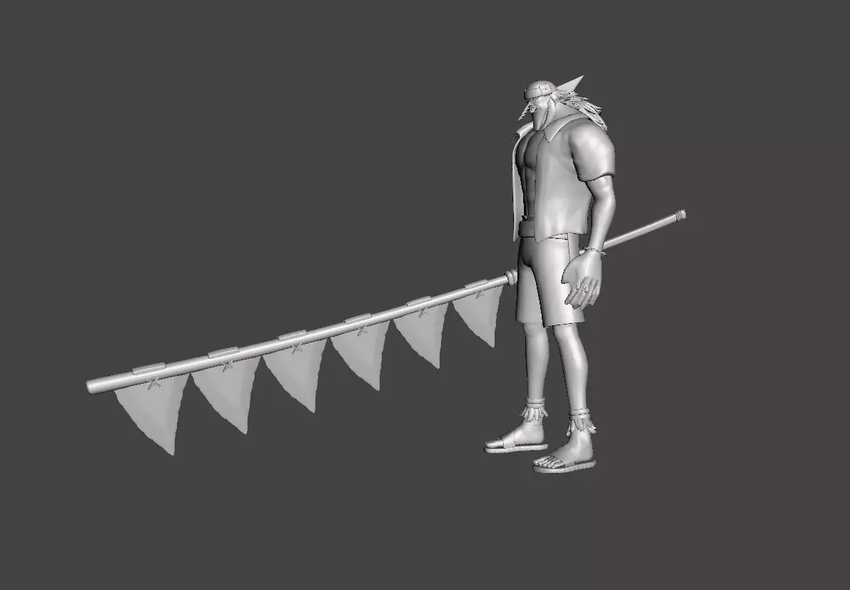 Arlong One piece 3D Model 3D print model_0