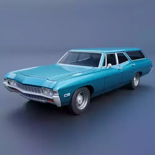 Chevrolet Impala Wagon 1968  3D print model