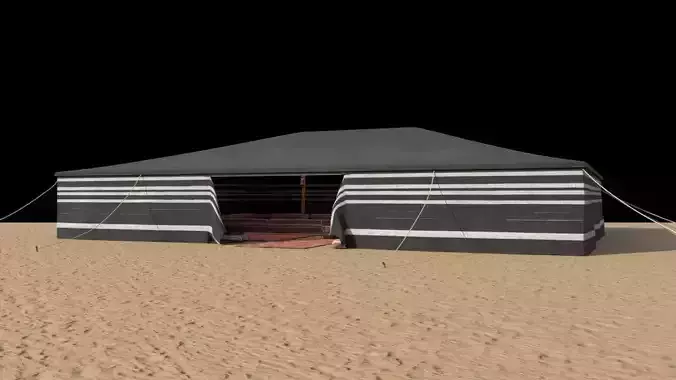 arabian tent 3D model