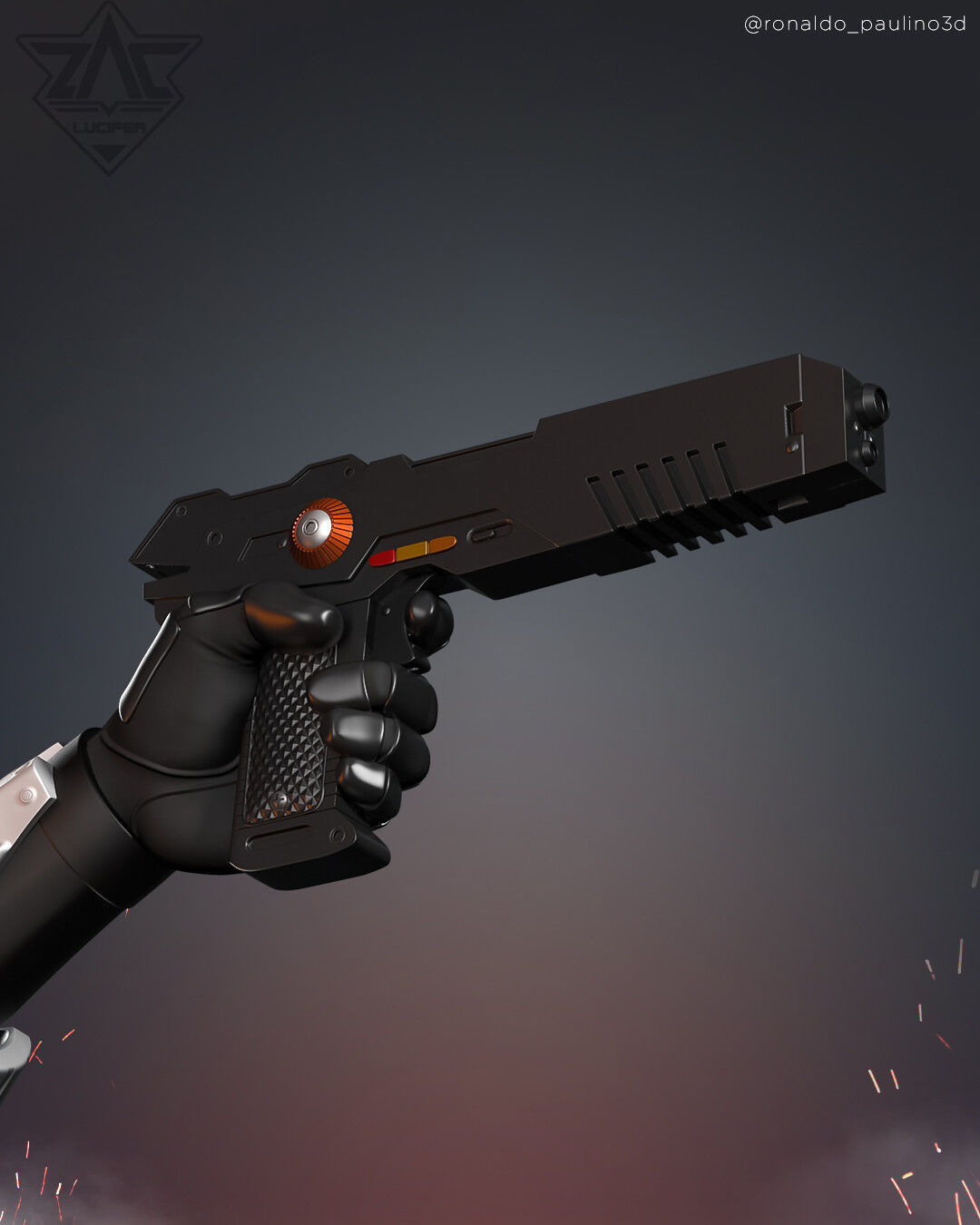 Cybercops Lucifer 3D print model_4