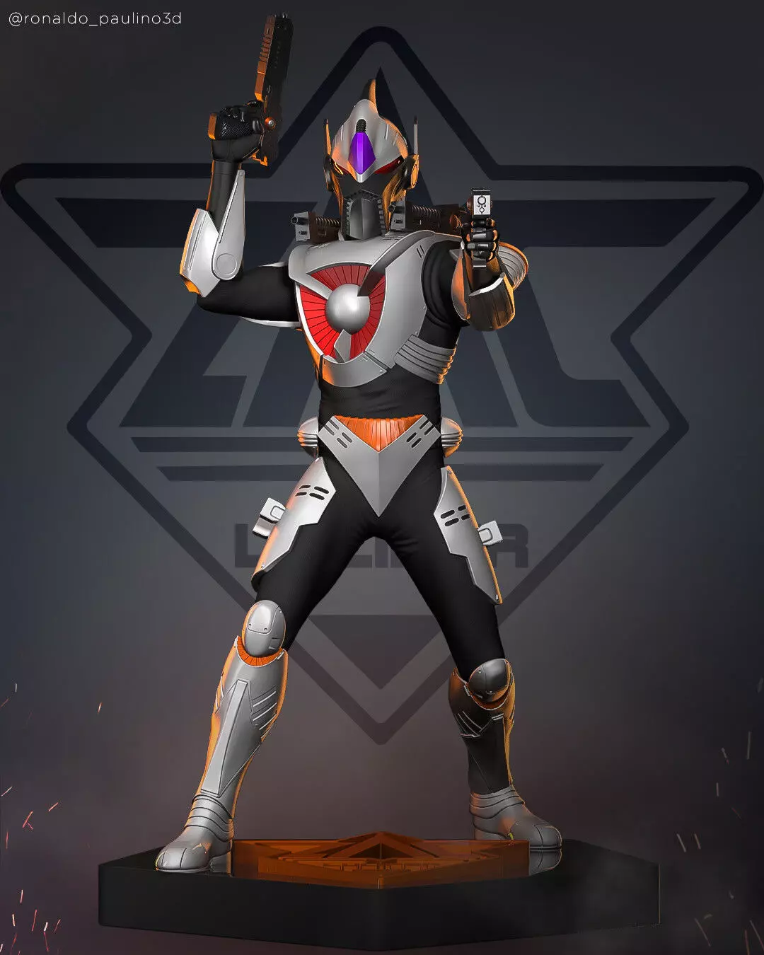 Cybercops Lucifer 3D print model_0