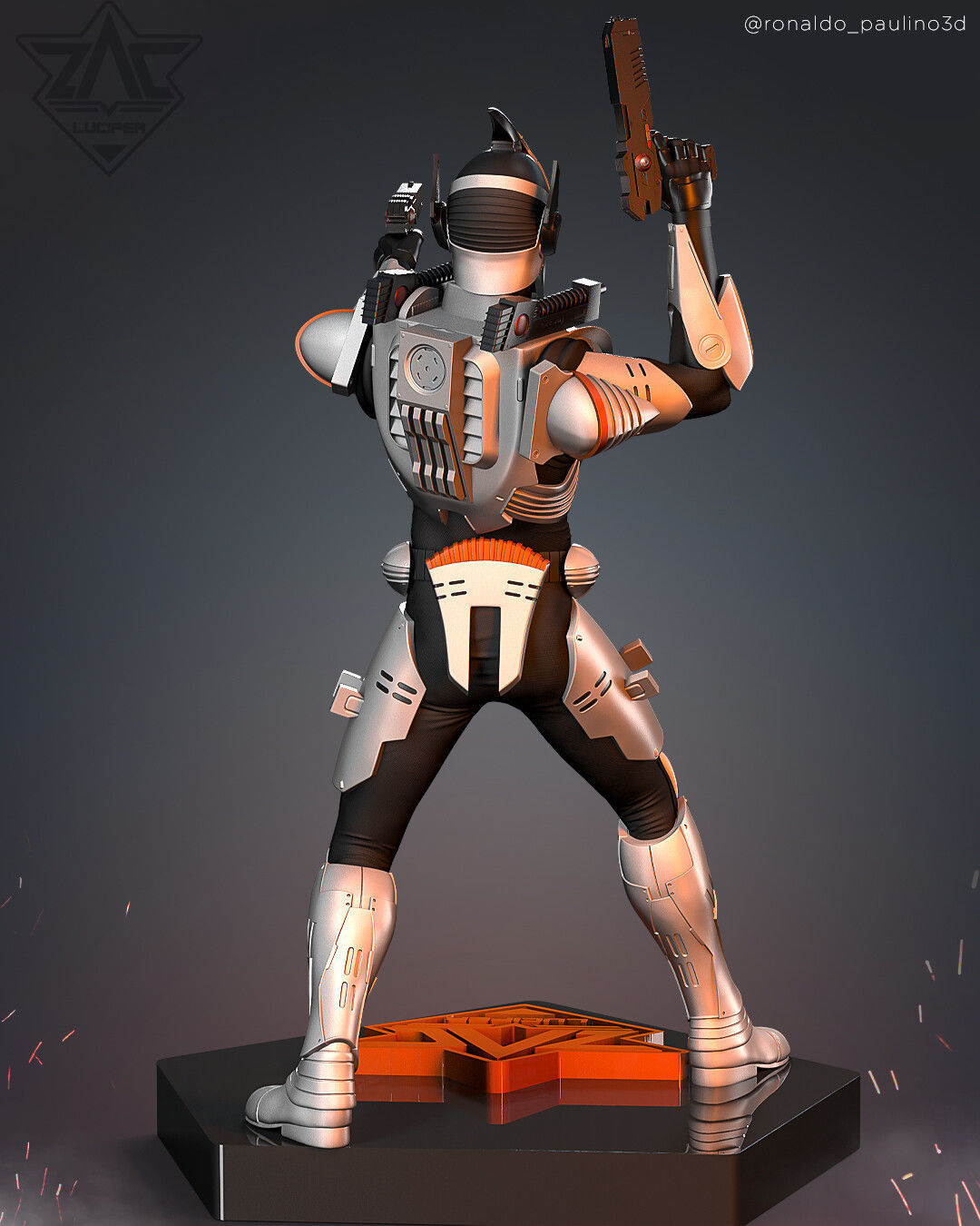 Cybercops Lucifer 3D print model_3