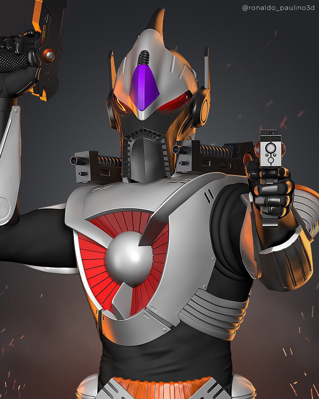 Cybercops Lucifer 3D print model_1