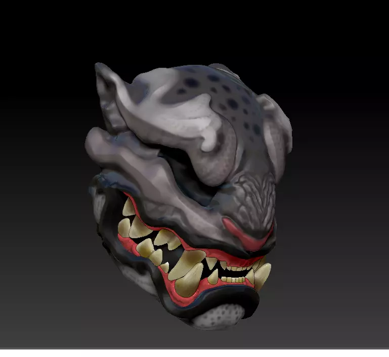 PANTHER MASK MASCARA DE PANTERA 3D print model