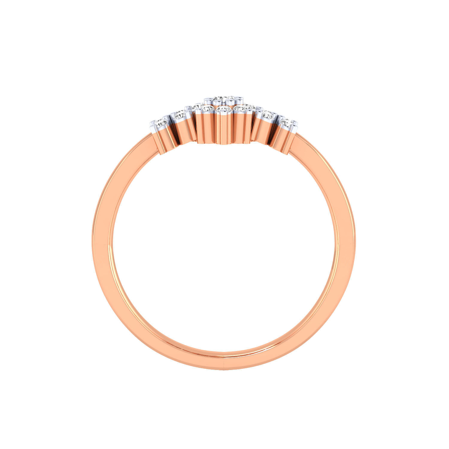 Women Wedding Engagement Ring STL OBJ FBX Renders Details 3D print model_1