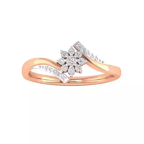 Women Star Ring STL OBJ FBX Renders Details