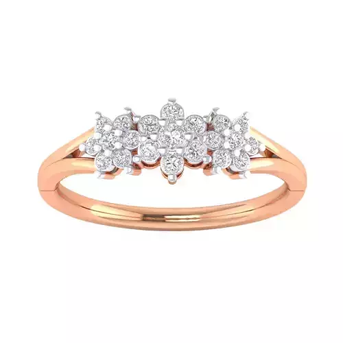 Women Star Ring STL OBJ FBX Renders Details