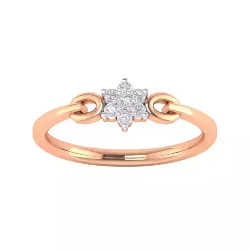 Women Star Ring STL OBJ FBX Renders Details 3D print model