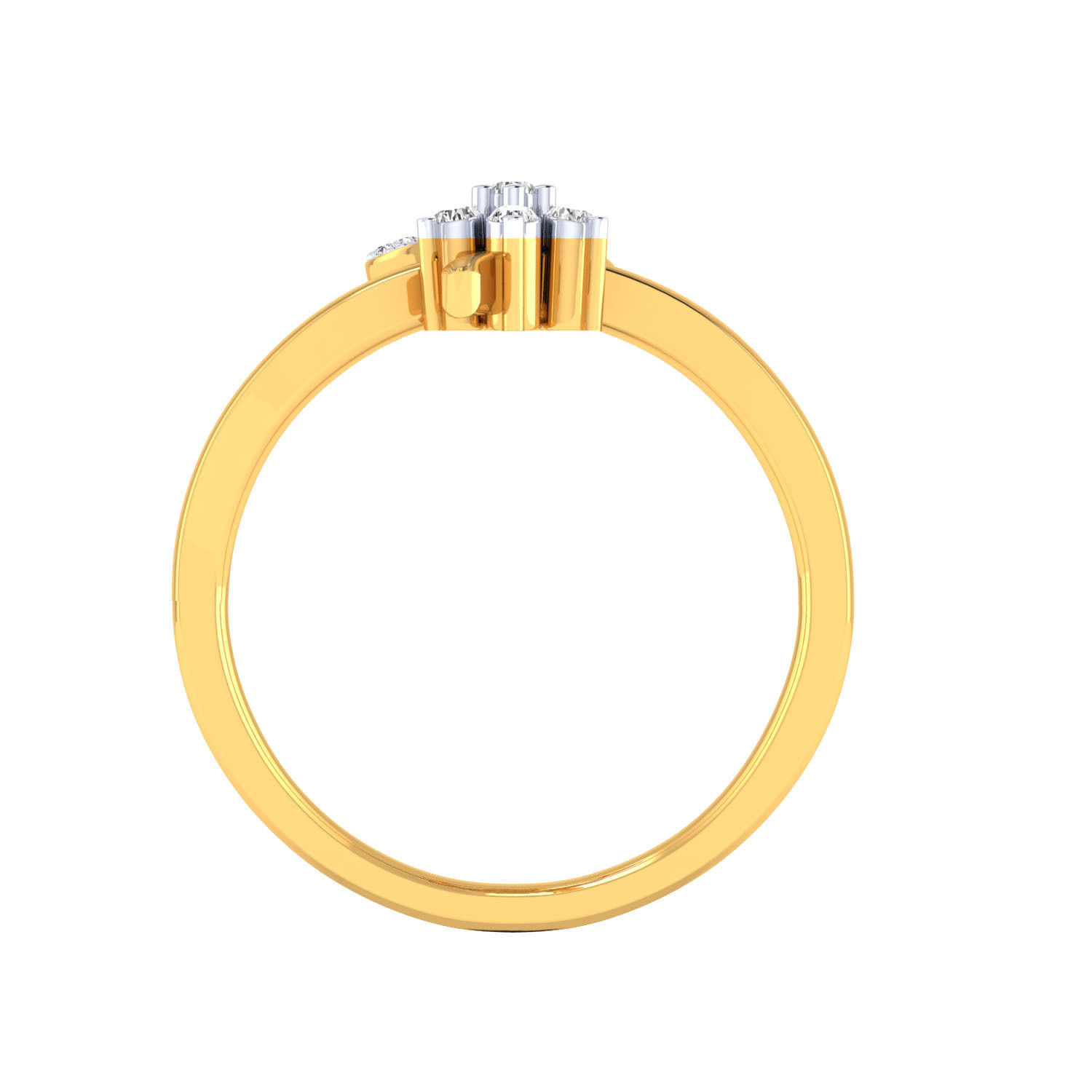 Women Star Ring STL OBJ FBX Renders Details 3D print model_22
