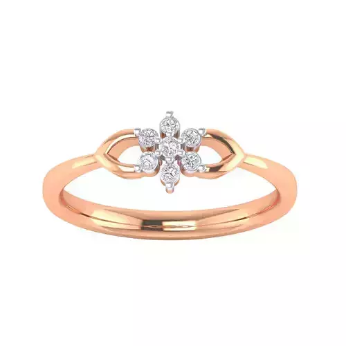 Women Star Ring STL OBJ FBX Renders Details 3D print model