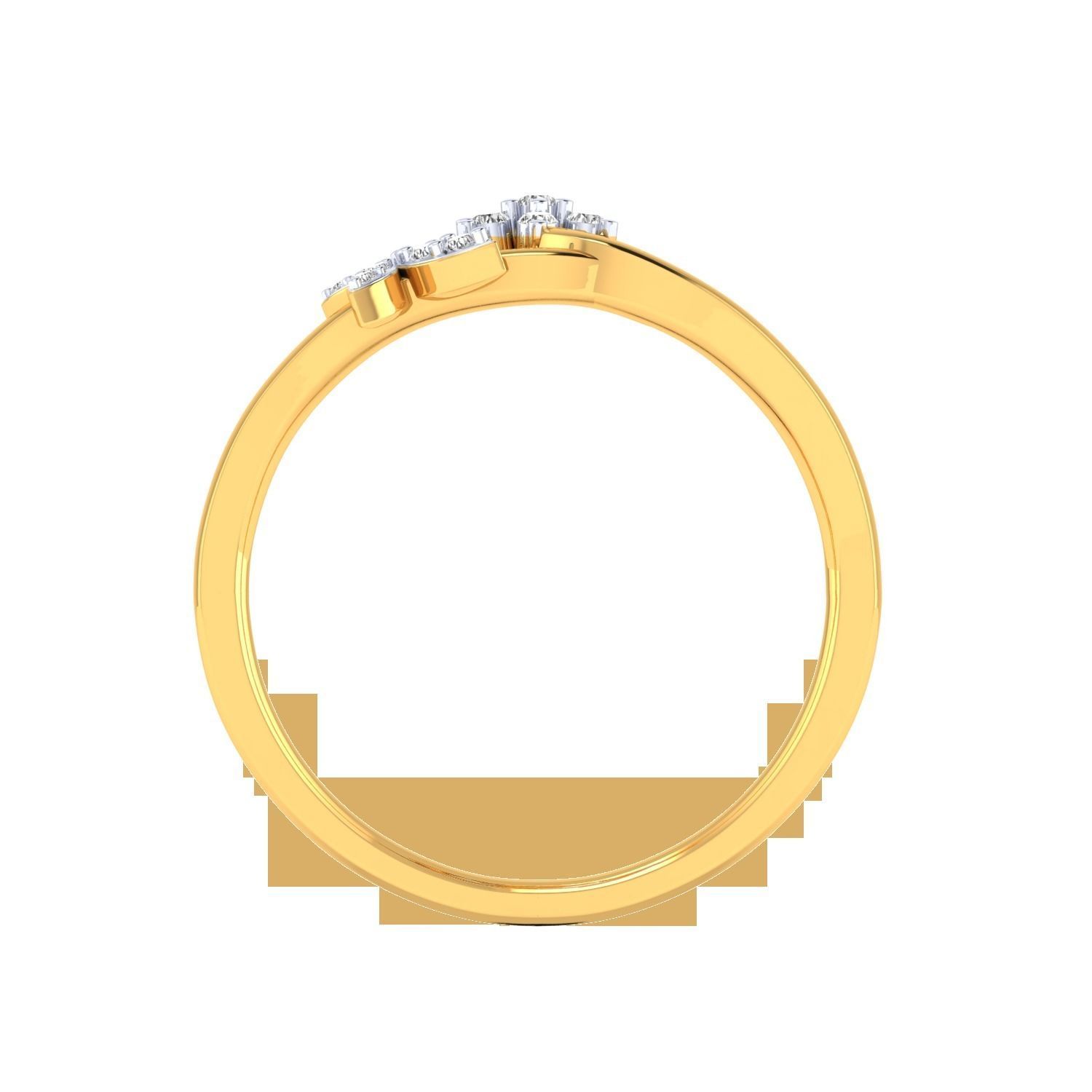Women Star Ring STL OBJ FBX Renders Details 3D print model_23