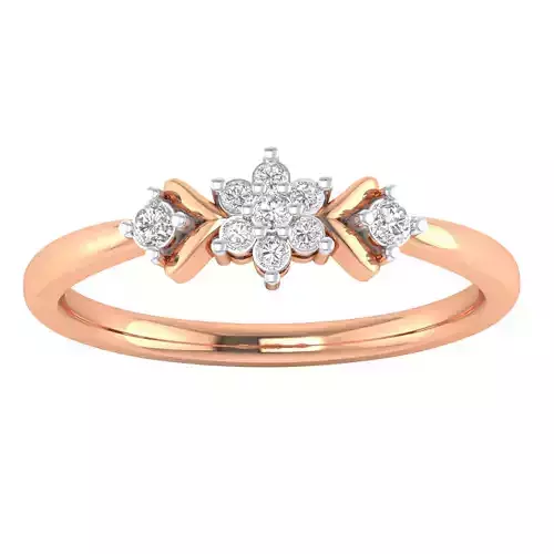 Women Star Ring STL OBJ FBX Renders Details 3D print model