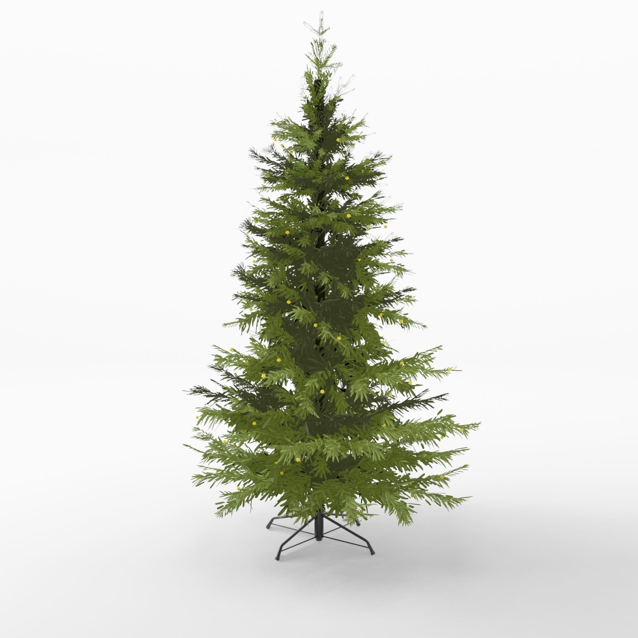 Artificial Christmas Tree 3D Model Low-poly 3D model_1