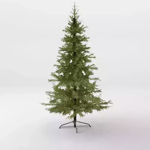 Artificial Christmas Tree 3D Model Low-poly 3D model