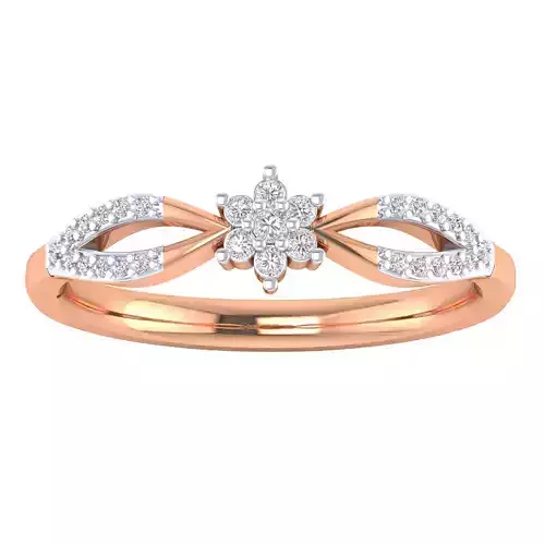 Women Star Ring STL OBJ FBX Renders Details 3D print model