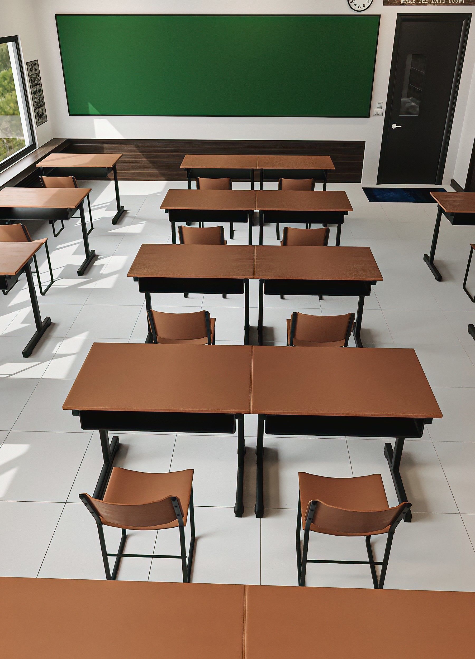 Modern School Classroom  Low-poly 3D model_14