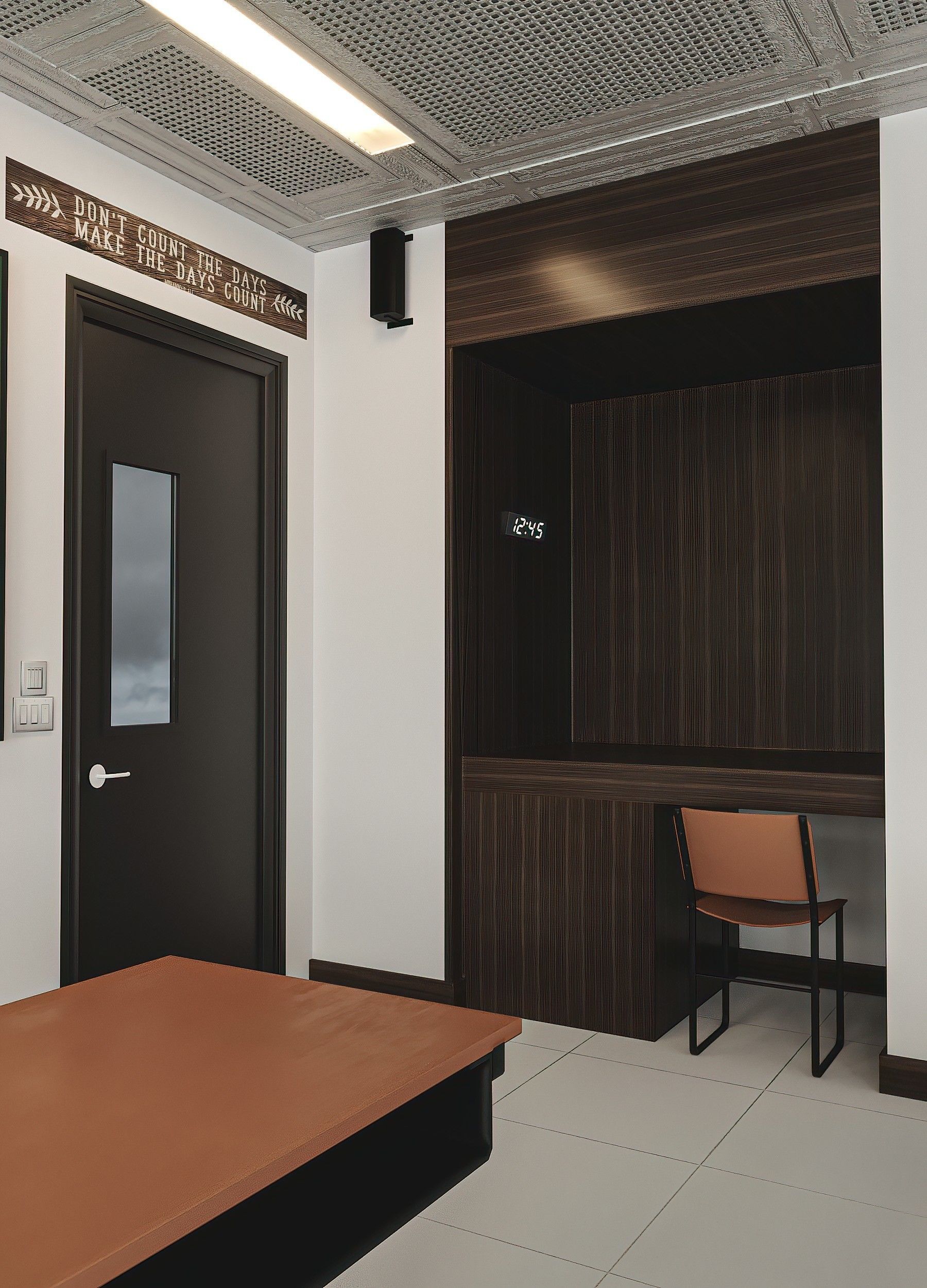 Modern School Classroom  Low-poly 3D model_8