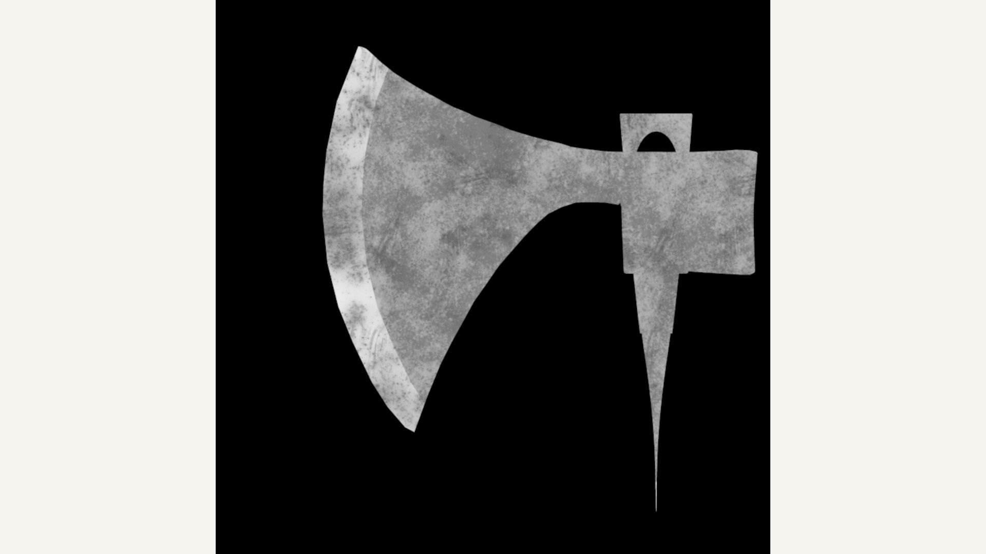 Ax 3D Model Low-poly 3D model_9