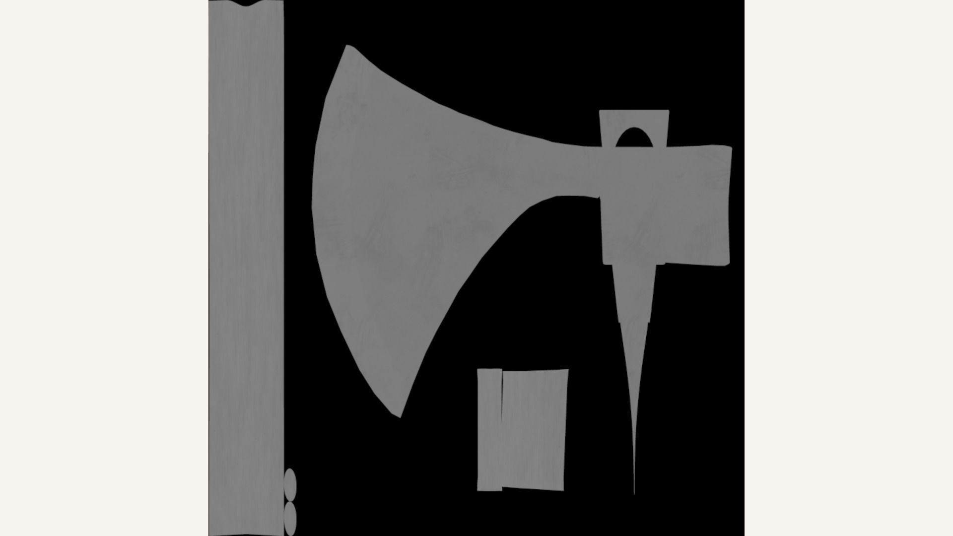 Ax 3D Model Low-poly 3D model_8