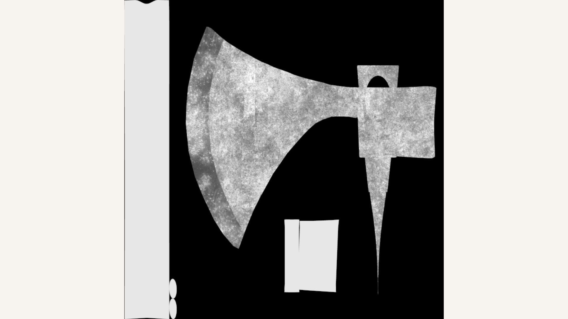 Ax 3D Model Low-poly 3D model_11