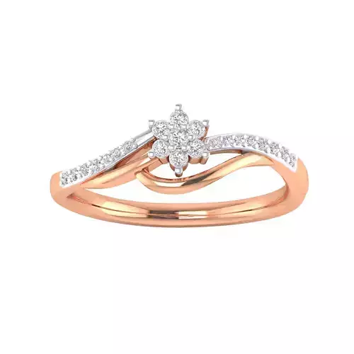 Women Star Ring STL OBJ FBX Renders Details 3D print model