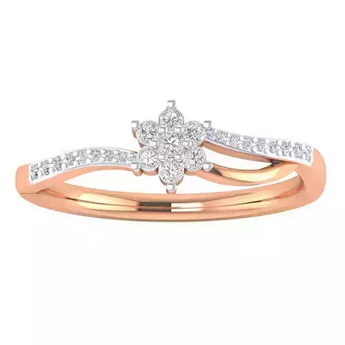 Women Star Ring STL OBJ FBX Renders Details 3D print model