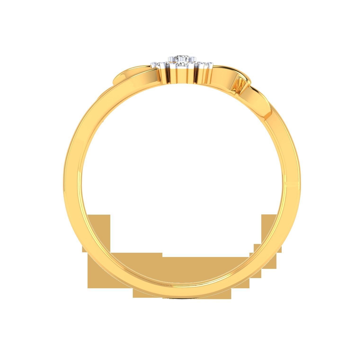 Women Wedding Engagement Ring STL OBJ FBX Renders Details 3D print model_23