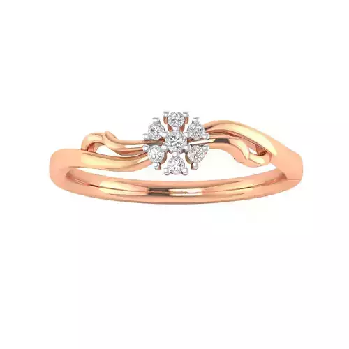 Women Wedding Engagement Ring STL OBJ FBX Renders Details 3D print model