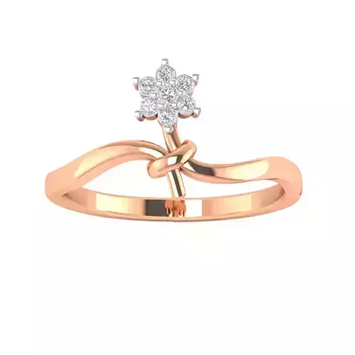 Women Star Ring STL OBJ FBX Renders Details 3D print model