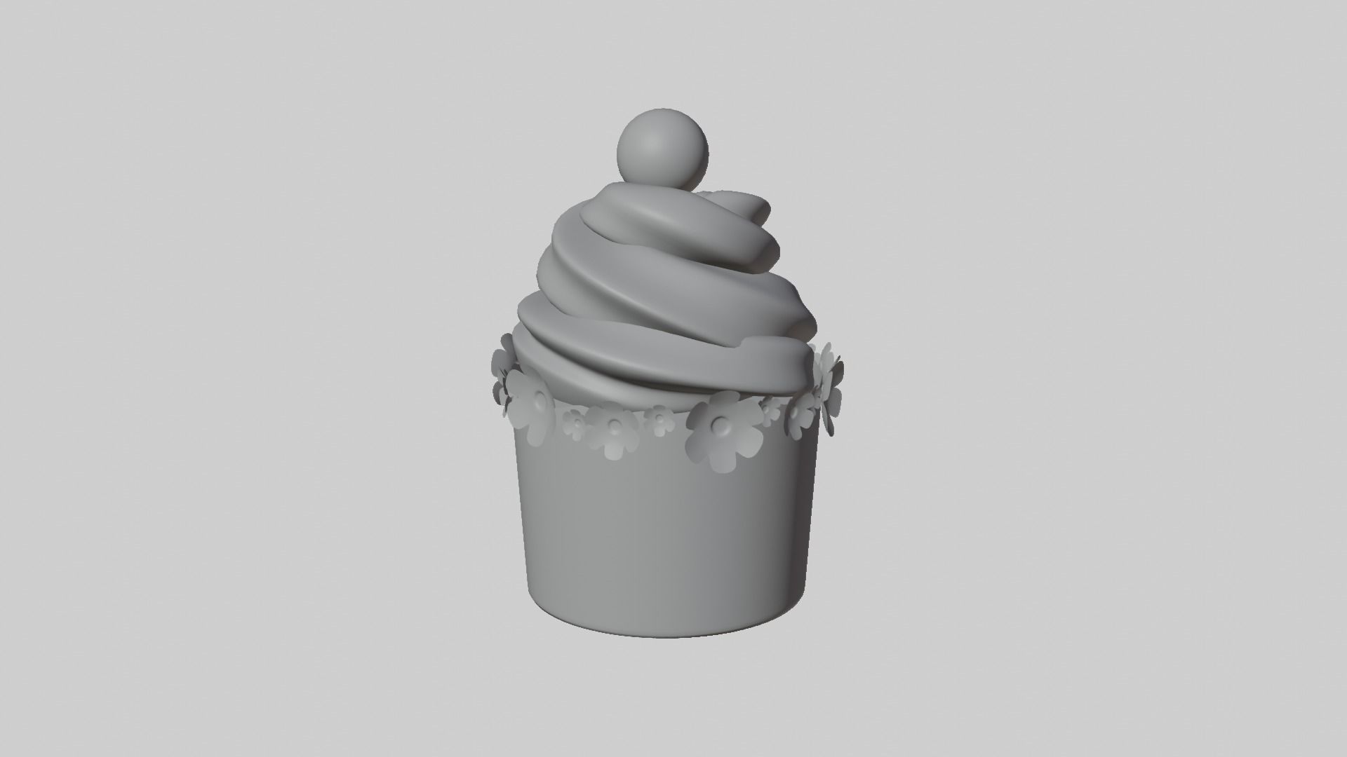 Cupcake 3d Model 3D model_2