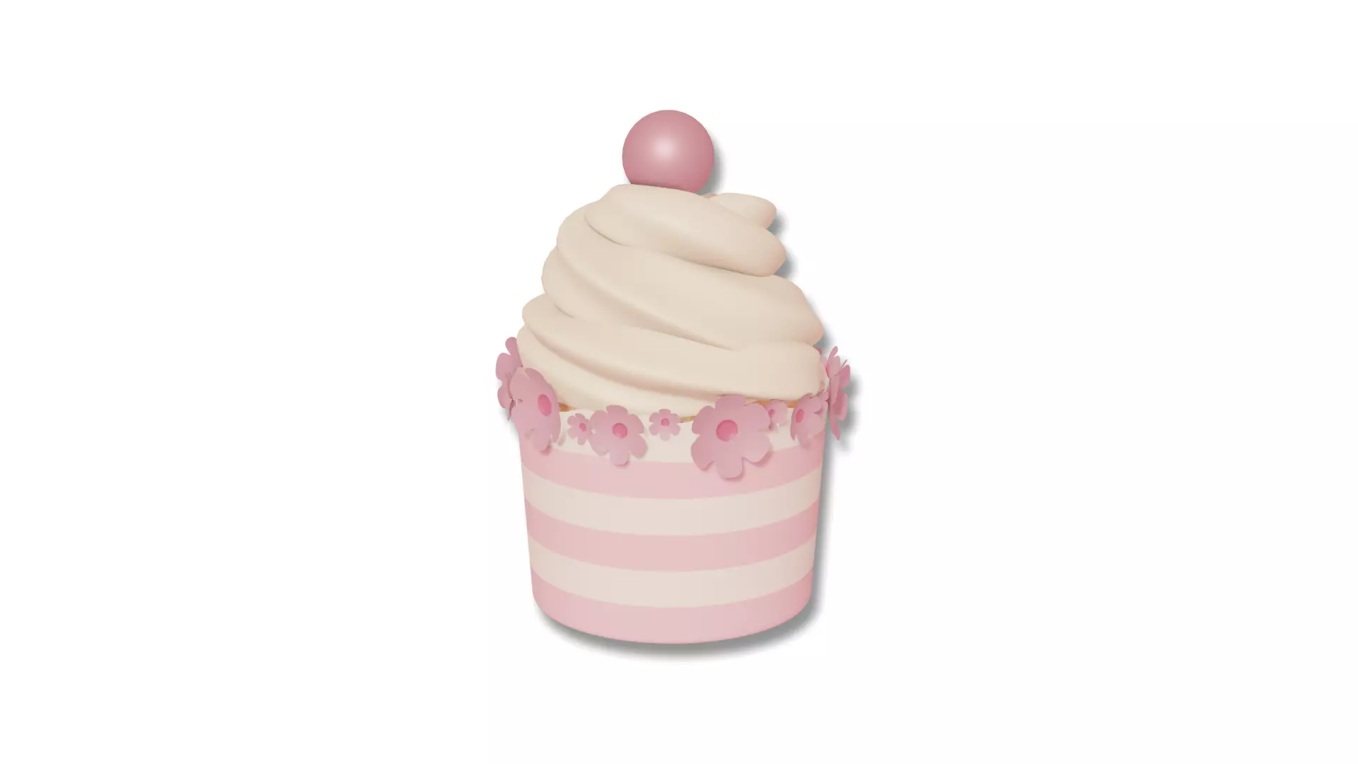 Cupcake 3d Model 3D model_0