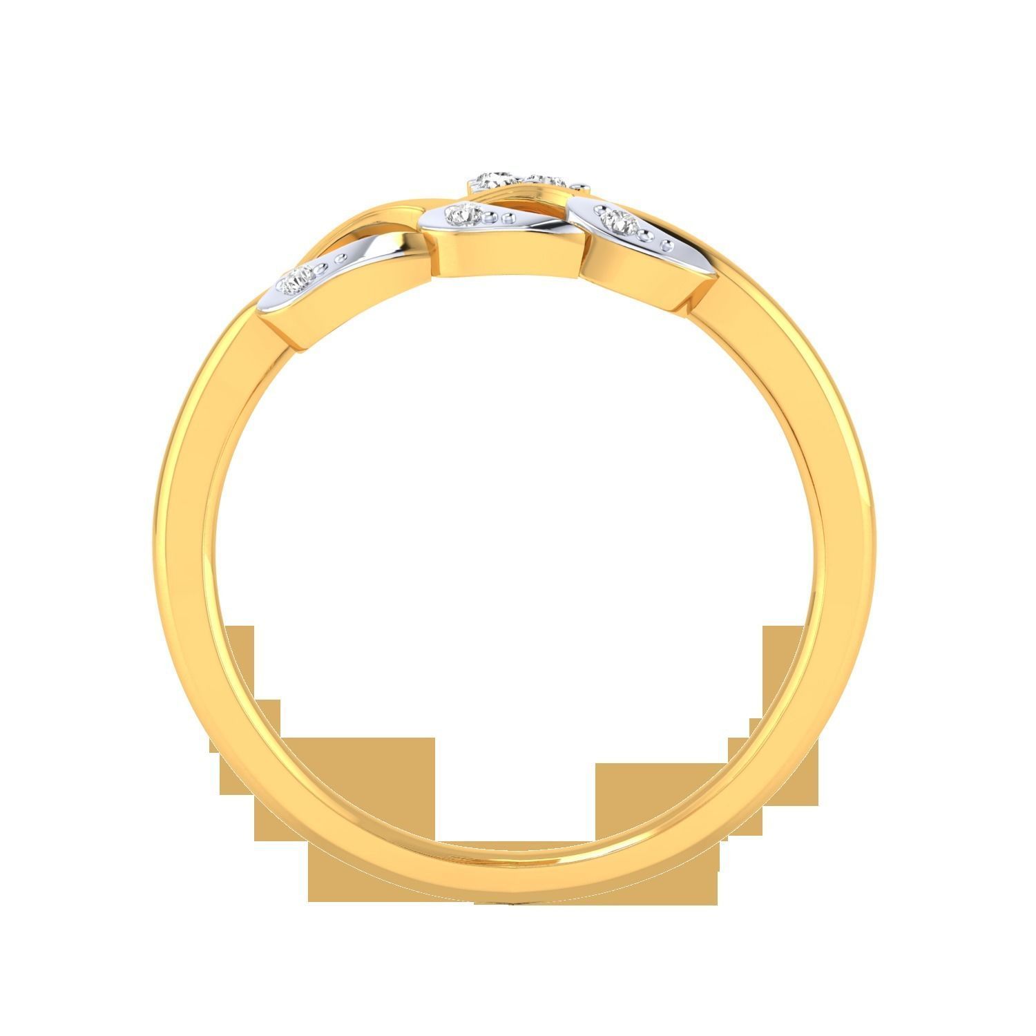 Women Wedding Engagement Ring STL OBJ FBX Renders Details 3D print model_16