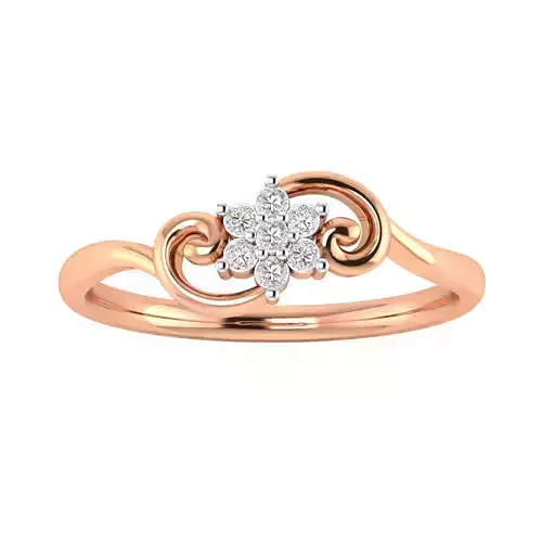 Women Star Ring STL OBJ FBX Renders Details 3D print model