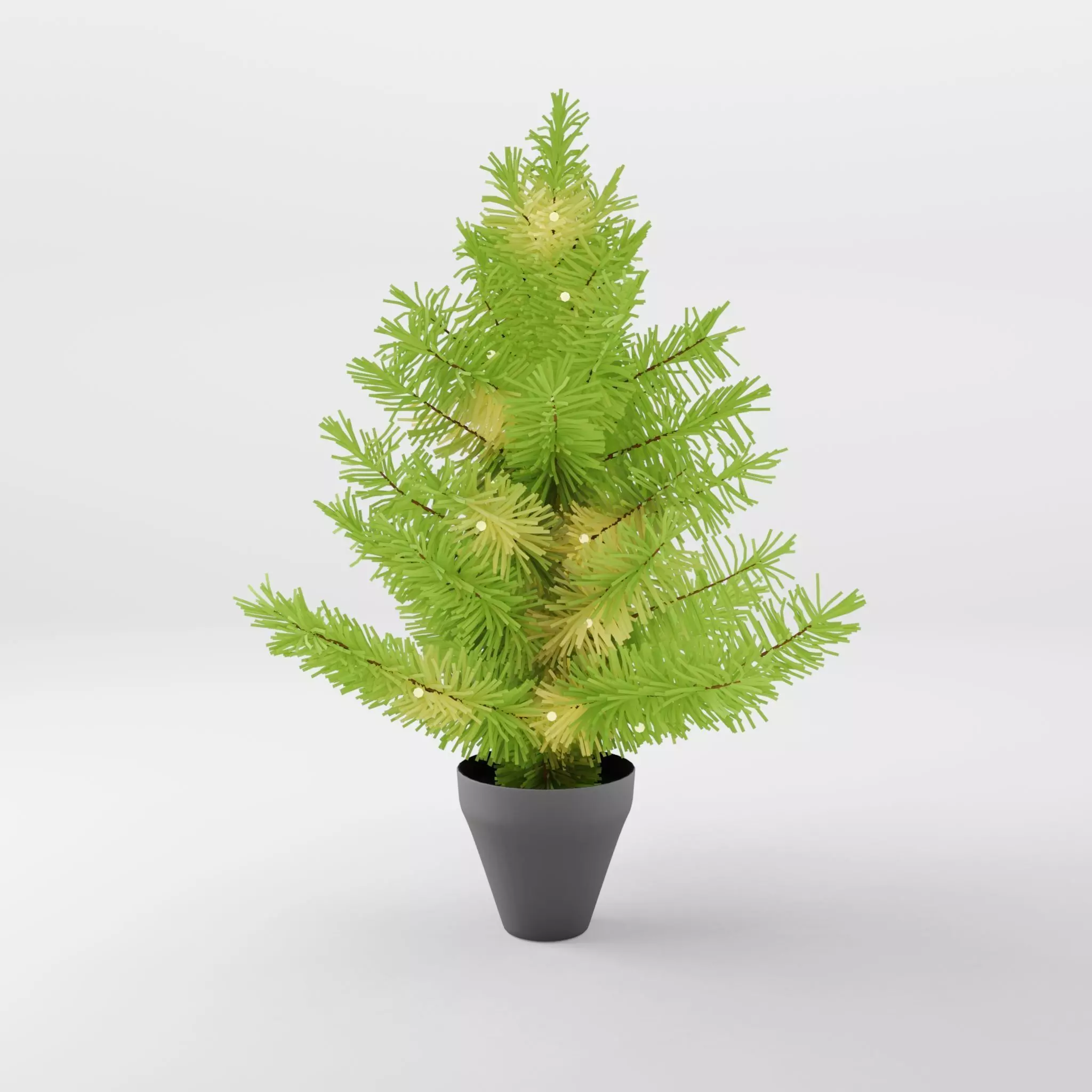 Artificial Christmas Tree 3D Model Low-poly 3D model_0
