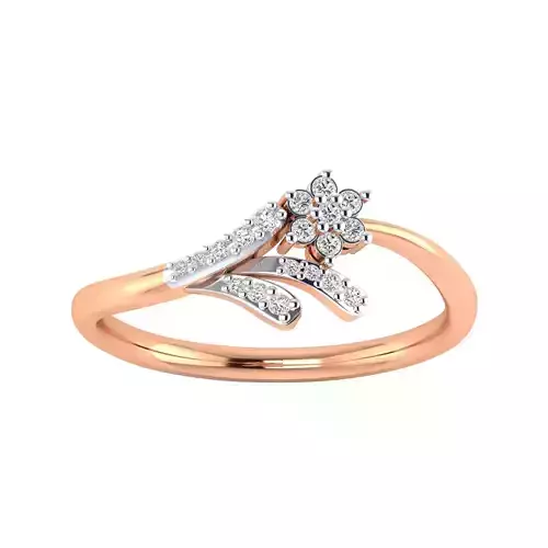 Women Star Ring STL OBJ FBX Renders Details 3D print model