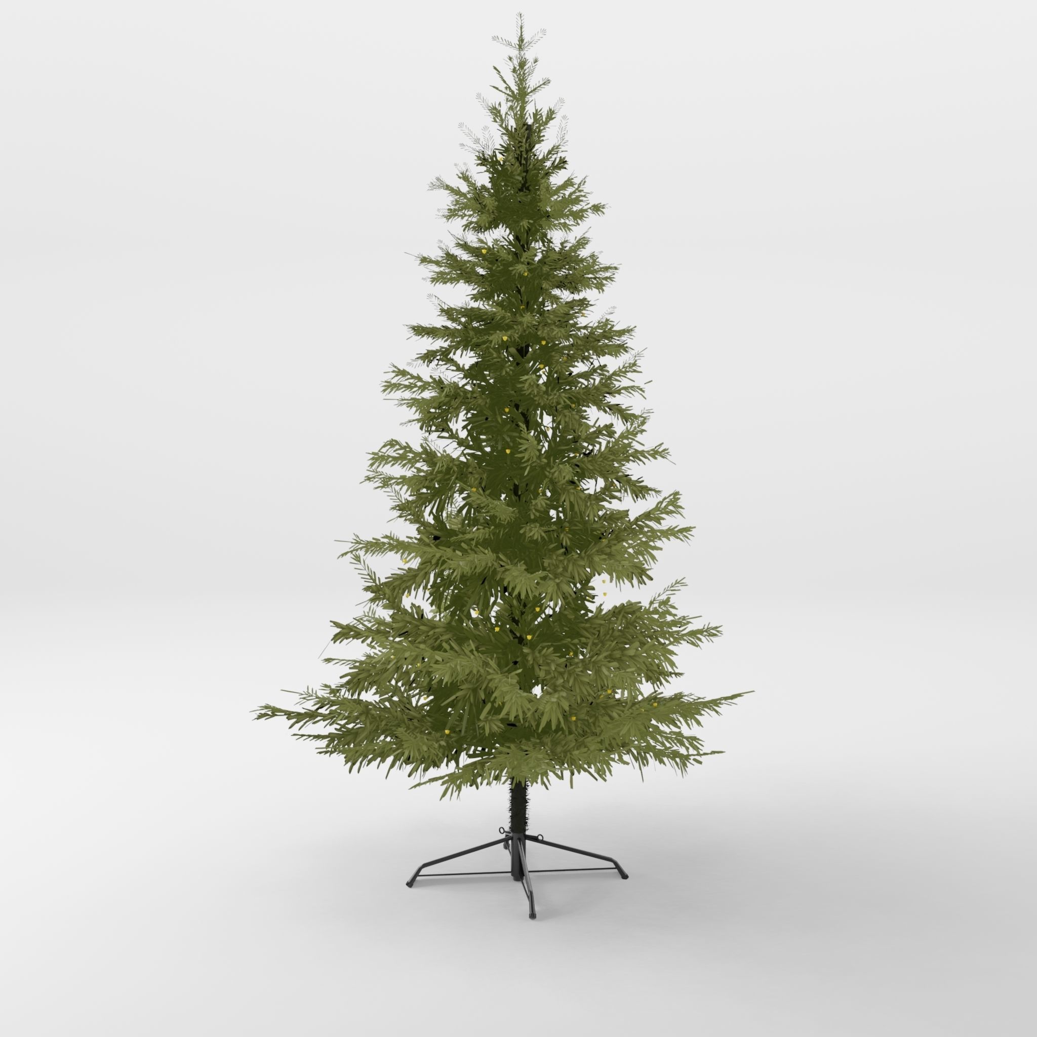 Artificial Christmas Tree 3D Model Low-poly 3D model_3