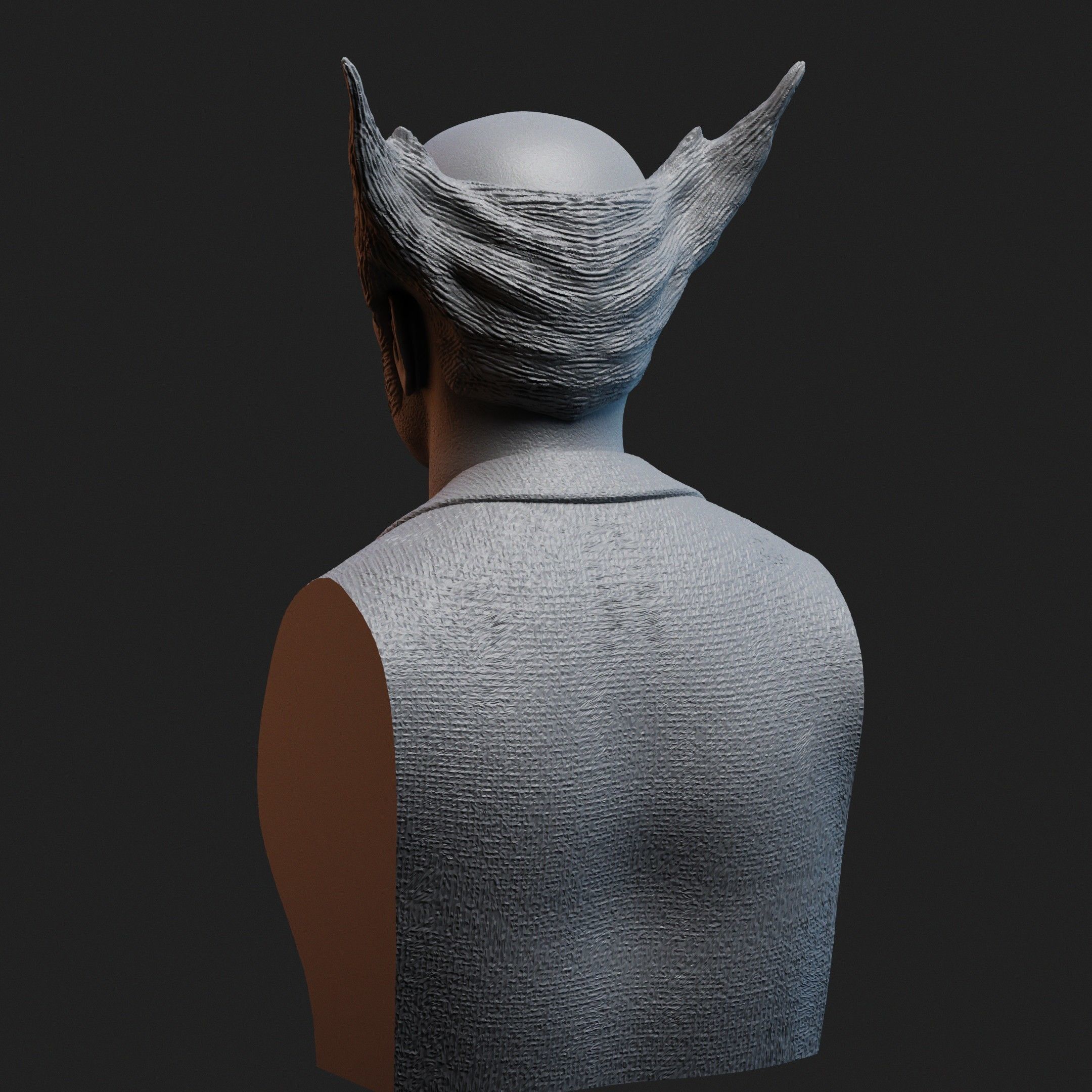 Heihachi Bust for 3D Printing 3D print model_3