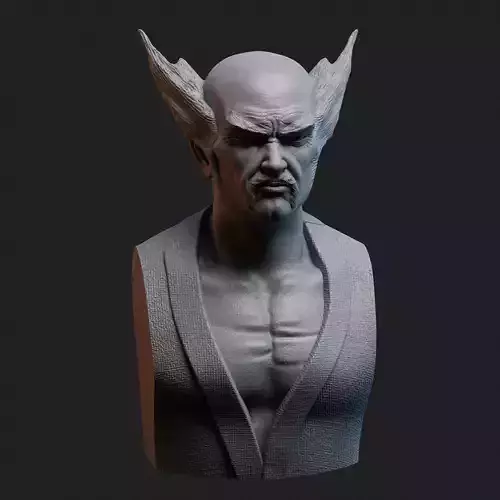 Heihachi Bust for 3D Printing